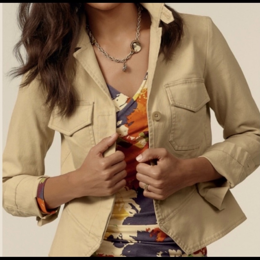 CAbi Khaki Jacket #892